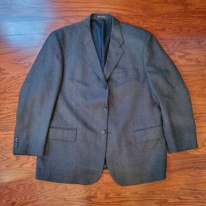 S & K mens black Fenzia blazer jacket 46R